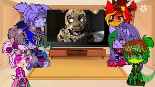 fnaf sb reaccionan a foxy entrevista [upl. by Aehsrop]