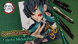 Drawing Tokito Muichiro🌪️ Demon Slayer [upl. by Puri481]