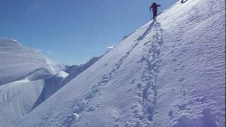 Skiing Byron Peak Alaska [upl. by Brace]