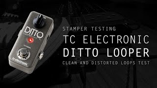 TC Electronic DITTO Looper Guitar Pedal Sound Demo  Test [upl. by Ocsicnarf563]