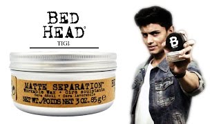 BED HEAD Matte Separation Workable Wax REVIEW  TIGI  Versatile Workable Wax  Mayank Bhattacharya [upl. by Tobiah]