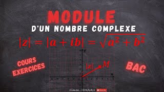 MODULE DUN NOMBRE COMPLEXE [upl. by Llertram]