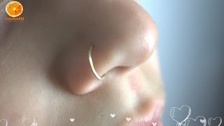 DIY Nose Ring Without Piercing Your Nose [upl. by Nnyliram]