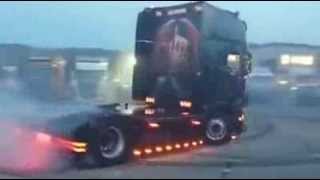 Scania v8 sound drifting [upl. by Giffard192]