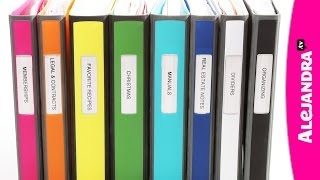 Binder Organization with Better Binders from Staples [upl. by Cooke]