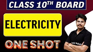 ELECTRICITY in 1 Shot  Class 10th Board Exams [upl. by Adelbert]