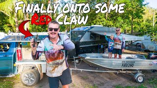 Our first week alone RED CLAW Catch and Cook  Borumba Dam  EP36 [upl. by Eelirol386]