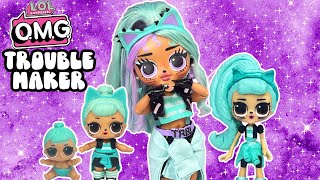 DIY OMG Doll Troublemaker Big Sister Makeover [upl. by Airretal751]