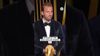 The trophy goes to … HARRY KANE 🏆✨ MiaSanMia FCBayern BallonDor HarryKane [upl. by Rusel]