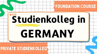 Private Studienkolleg in Germany  No entrance exam  2 intakes per year [upl. by Booth148]