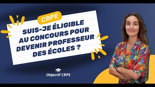 CRPE  Suisje éligible au concours pour devenir professeur des écoles [upl. by Grizel557]