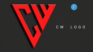 HOW TO EDIT LETTER CW LOGO DEISGN IN PIXELLAB  MOBILE EDIT  Faizy Nhidz [upl. by Sinned]