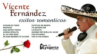 Vicente Fernandez  Exitos Romanticos quotAlbum Completoquot [upl. by Nnaid]