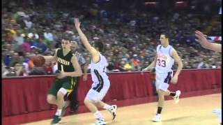 Replay of Sam Dekkers Game Winning 3pt Shot for Sheboygan Area Lutheran [upl. by Aissatsana]