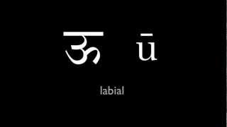 How to Pronounce the Sanskrit Alphabet 1 Vowels [upl. by Sidney]