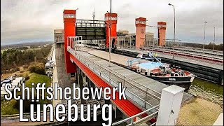 Schiffshebewerk Scharnebeck bei Lüneburg am Elbeseitenkanal 4k [upl. by Lissner]