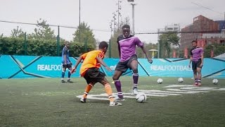 How to beat a defender  Soccer dribbling drill  5aside [upl. by Lin]