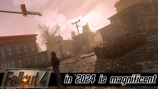 Fallout 4 in 2024 is actually MAGNIFICENT [upl. by Ynatsyd]