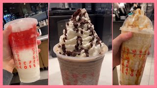 Making Starbucks drinks Part 1  Tiktok compilation [upl. by Afatsum]