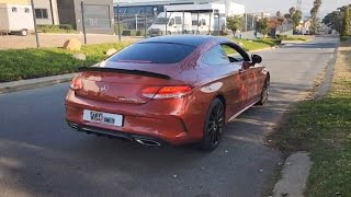 This tuned Mercedes C200 AMG sounds great with Downpipe and Res Delete  review [upl. by Vashtia76]