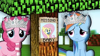 Princess My Little Pony Find Baby Fluttershy in Minecraft [upl. by Aicilav]