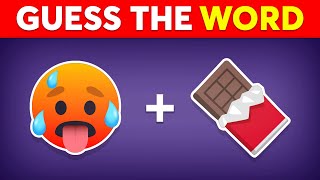 Guess the WORD by Emojis 🤔 Monkey Quiz [upl. by Aihsela]