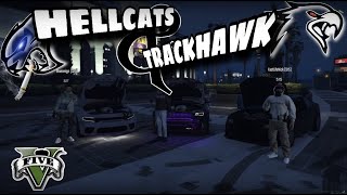 HELLCATS amp TRACKHAWK CUT UP ON 5M [upl. by Ailisec]