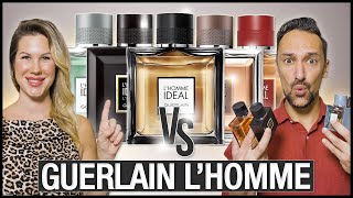 5 GUERLAIN LHOMME IDEAL RANKED Lhomme Ideal EDT vs EDP vs LIntense vs Extreme vs Cool [upl. by Aikyt]