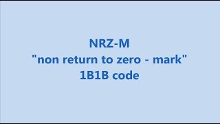 01 NRZ M coded signal [upl. by Pitchford]