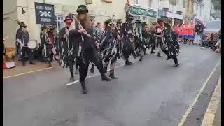 Wild Moon Morris  Ebb amp Flow  Bovey Tracey Green Man Festival  27 Apr 24 [upl. by Nigen]