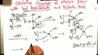 Oxidative cleavage of ethylene glycol with lead tetra acetate and periodic acid [upl. by Saturday]