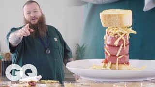 Action Bronson Makes the Ultimate Stoner Sandwich for 420  GQ [upl. by Cirdec]