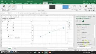 Coeficiente de correlacion en excel 2016 [upl. by Terris]