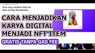 CARA GRATIS JUAL NFT DI MARKETPLACE  MINTABLE [upl. by Fitzpatrick501]