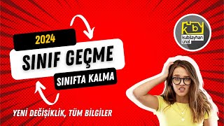 SINIF GEÇME SİSTEMİ  SINIFTA KALMA 2023 2024 [upl. by Etana]