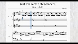 Exit this Earths Atomosphere on Piano [upl. by Anwahsit]