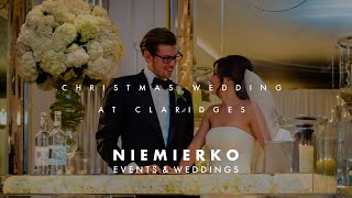 Charming wedding at Claridges Mayfair by Londons luxury wedding planner Niemierko [upl. by Ahto]