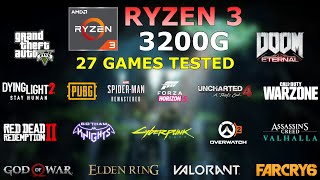 Ryzen 3 3200G Vega 8 in late 2022  27 Games Tested  is it good [upl. by Heinrich958]