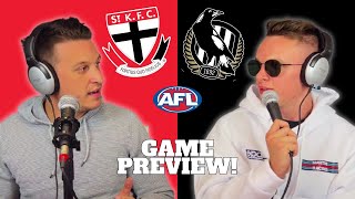 AFL 2024 Round 2 St Kilda Vs Collingwood Preview [upl. by Arrec156]