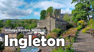 Ingleton North Yorkshire【4K】 Village Centre Walk 2021 [upl. by Trawets]