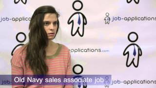 Old Navy Interview  Sales Associate 4 [upl. by Anol]