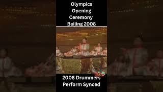 Beijing Olympics Opening Ceremony 2008 Drum Beat of 2008 Drummers olympics 2008 beijingolympics [upl. by Daisy775]