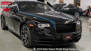 2019 Rolls Royce Wraith Black Badge Adamas X87196 1 [upl. by Cai]