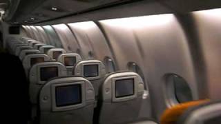 Lufthansa Airbus A340600 Cabin Tour During Maintenance Including Lower Deck Crew Rest Historical [upl. by Glialentn164]