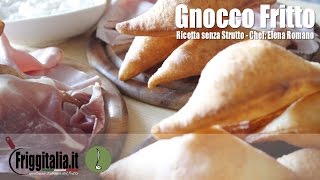 Ricetta Gnocco Fritto o Crescentina senza strutto💙 la cucina di Elena Romano Ottimo con salumi [upl. by Hsina]