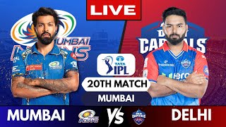 🔴 Live IPL Mumbai Indians Vs Delhi Capitals  Live Match MI vs DC  IPL Live Scores amp Commentary [upl. by Frick]