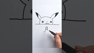 How to Draw Pikachu in 2024  Easy for Kids and Toddlers Step By Step [upl. by Ahseirej]