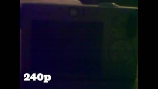 Vivitar DVR410 Camera Tests 480p vs 240p [upl. by Hairehcaz]