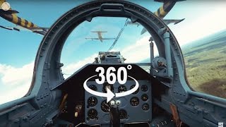 Fighter Jet Formation Flying 360° video  6 Jets [upl. by Oiliduab578]