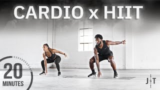 20 Minute Full Body Cardio HIIT Workout NO REPEAT [upl. by Rennerb]